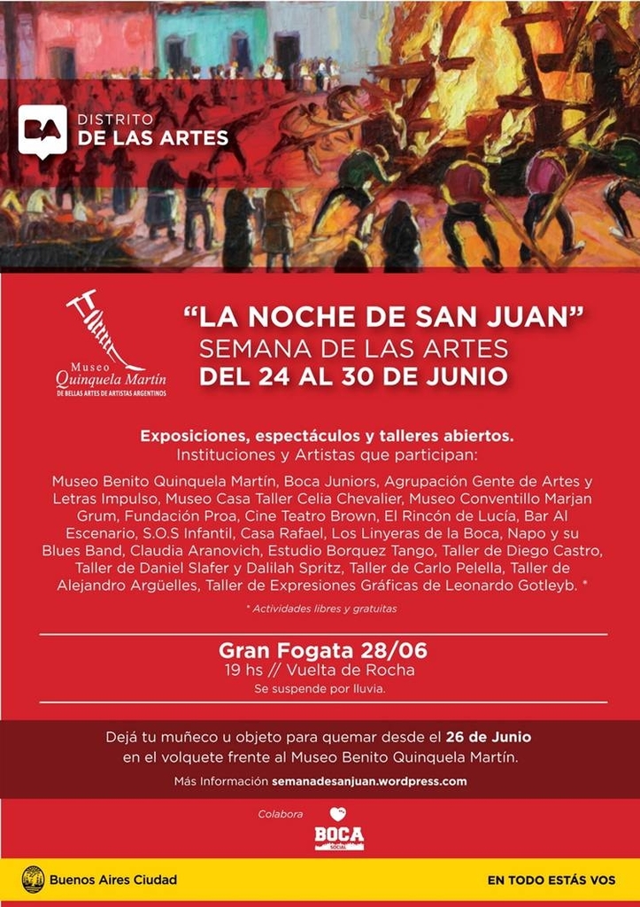 invitacion fogata de san juan